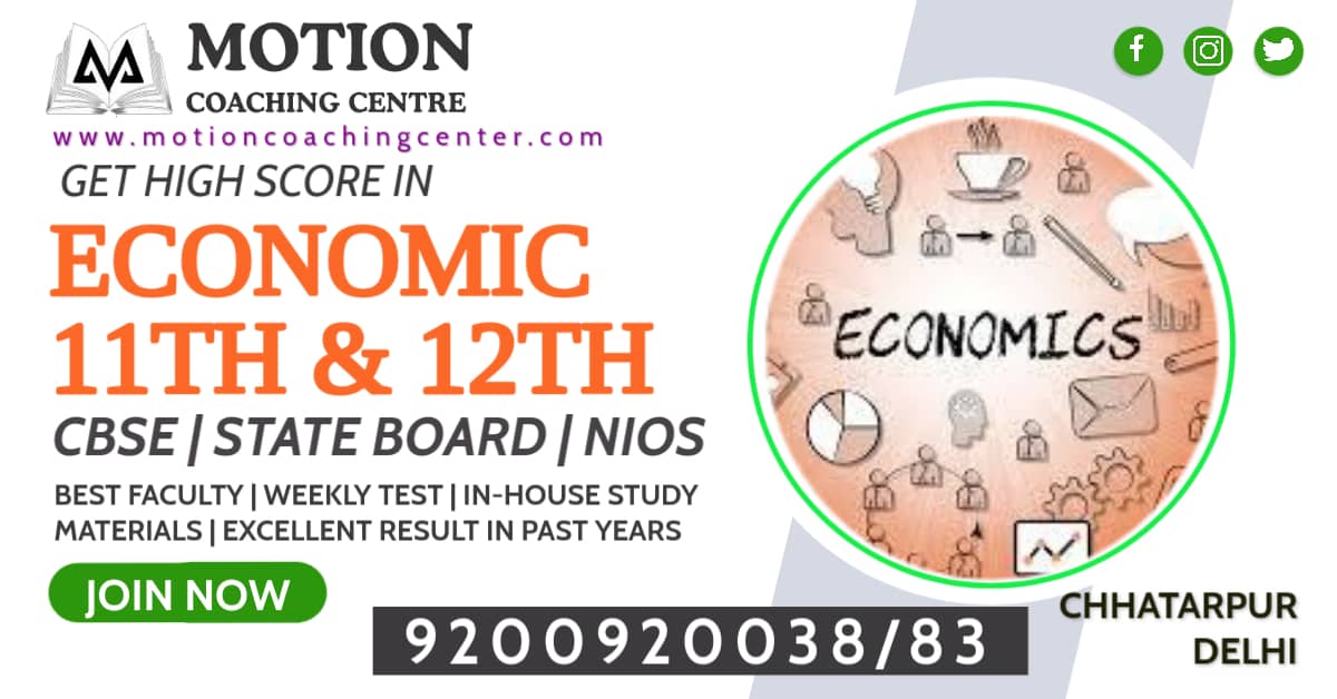 ECO CLASSES MOTION CHHATARPUR SOUTH DELHI TUITION COACHING